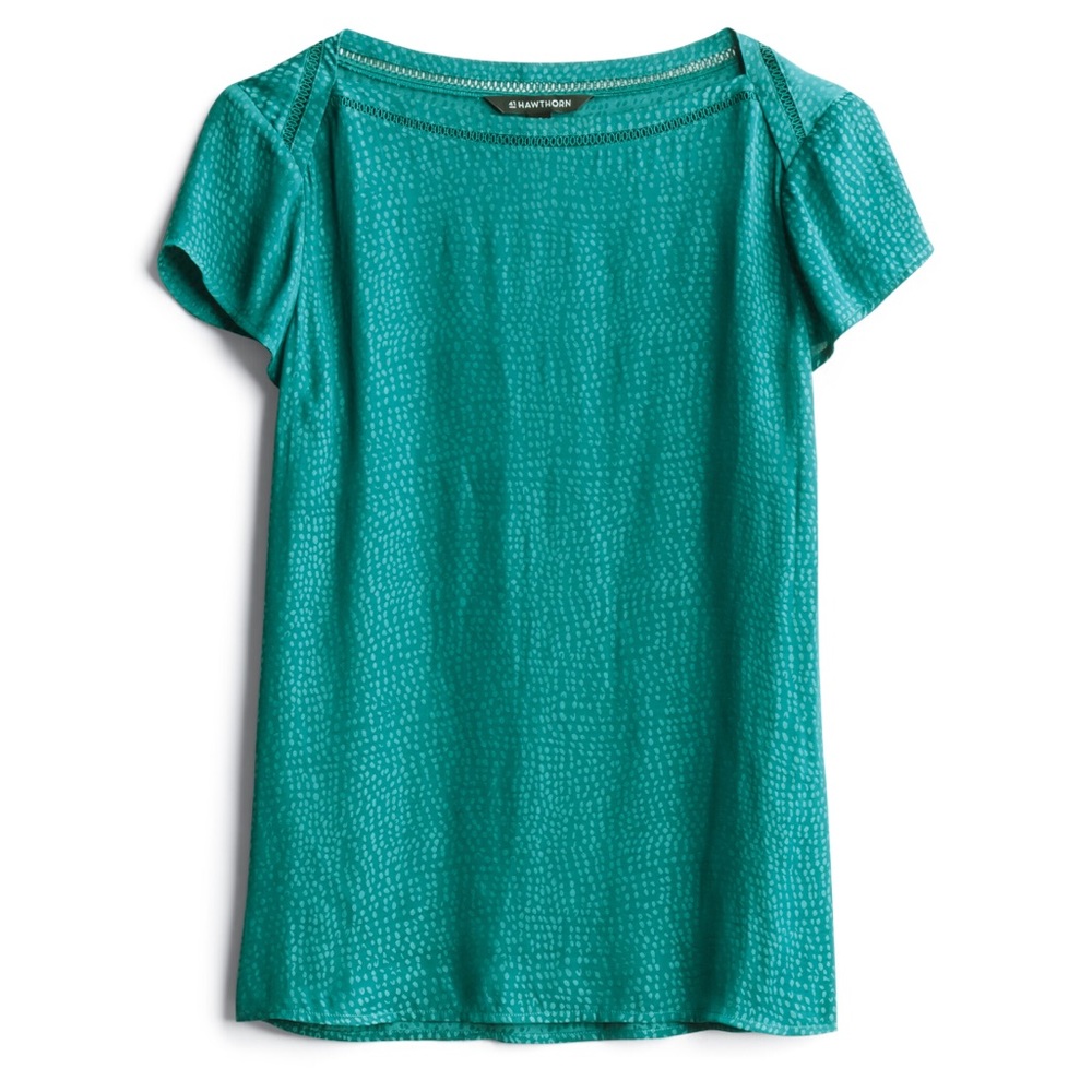 41 Hawthorn Teal Top Blouse Plus 2X